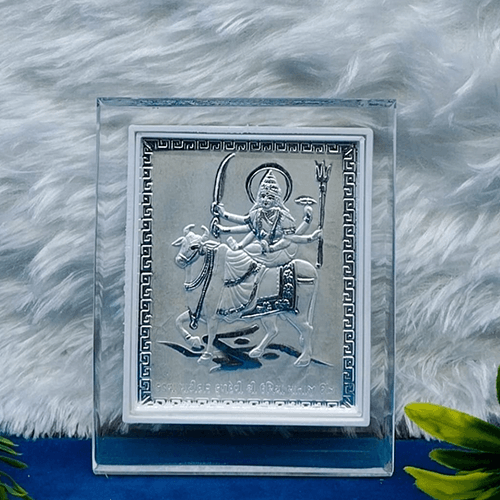 Goddess Durga on Nandi Table Top